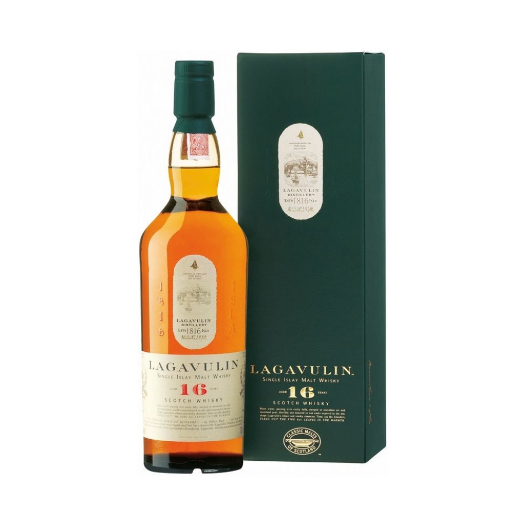 16 Whiskey Islyay Lagavulin Malt Jahre 0,7 Scotch Liter Single