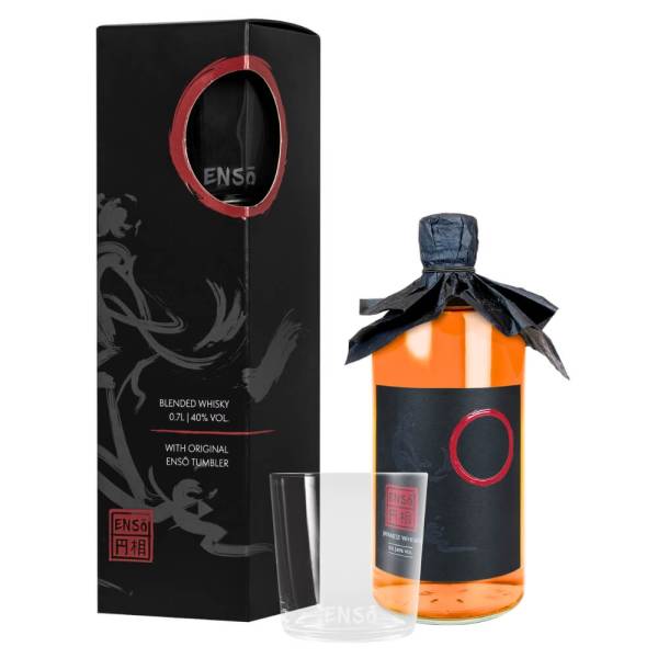 Enso Japanese Whisky Geschenkpackung mit Glas 0,7 Liter