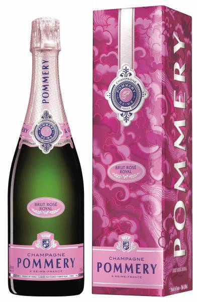 Pommery Brut Rose Champagner 0,75 Liter mit Geschenkverpackung
