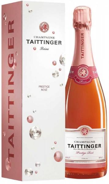 Taittinger Champagner Brut Prestige Rosé mit Geschenkverpackung 0,75 Liter