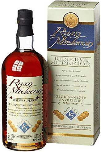 Malecon Rum Reserva Superior 15 Jahre 0,7 Liter