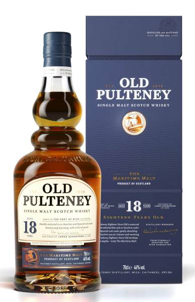Old Pulteney 18 Jahre Single Malt Whisky 0,7l