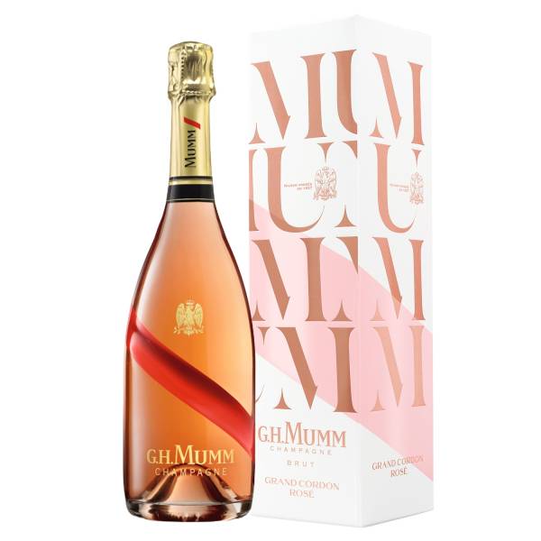 G.H. Mumm Cordon Rosé Champagne Brut in Geschenkverpackung 0,75l