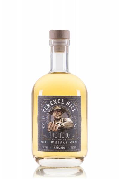 Terence Hill Whisky - The Hero by St. Kilian Distillers - Rauchiger Single Malt Whisky 49% Batch #1