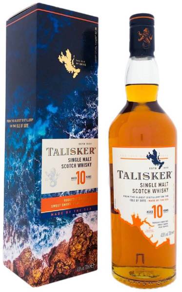 Talisker 10 Jahre Single Malt Whisky 0,7 Liter