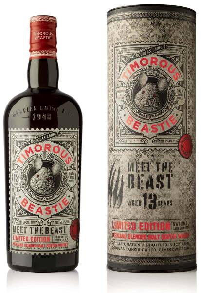 Timorous Beastie Meet the Beast Limited Edition 13 Years Blended Malt Scotch Whiskey 0,7l