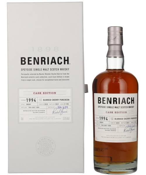 Benriach 27 Jahre 1994/2021 Whisky Cask #2059 53% Vol. 0.7l