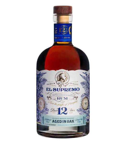 El Supremo Premium Rum 12 Años 40% 0,7l