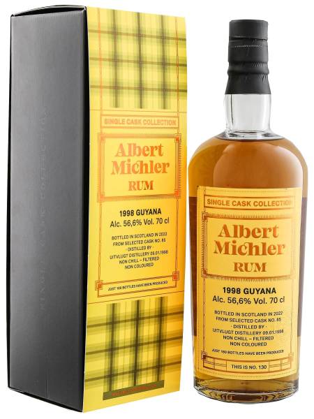 Albert Michler Rum Single Cask Collection 1998 Guyana 0,7l