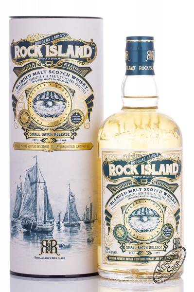 Rock Island Douglas Laing Blended Malt Scotch Whisky Small Batch Release 46,8 % Vol. 0,7 l in Gesche