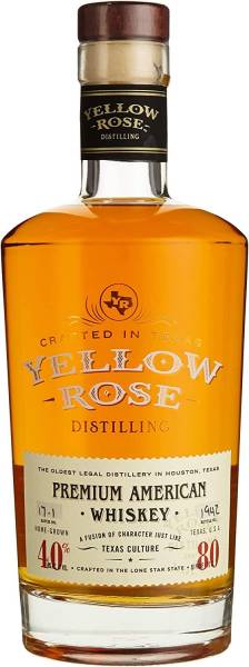 Yellow Rose Premium American Whisky 0,7l