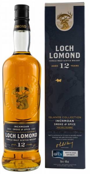 Inchmoan Loch Lomond 12 Years Old Single Malt Smoke & Spice 46% Vol.