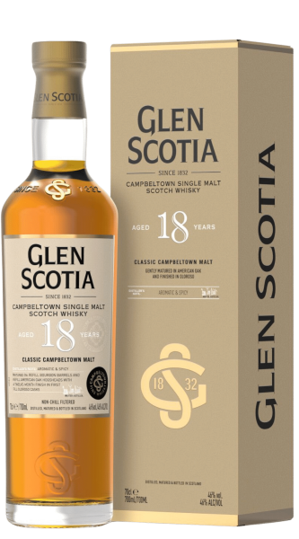Glen Scotia 18 Jahre Single Malt Scotch Whisky 0,7 Liter