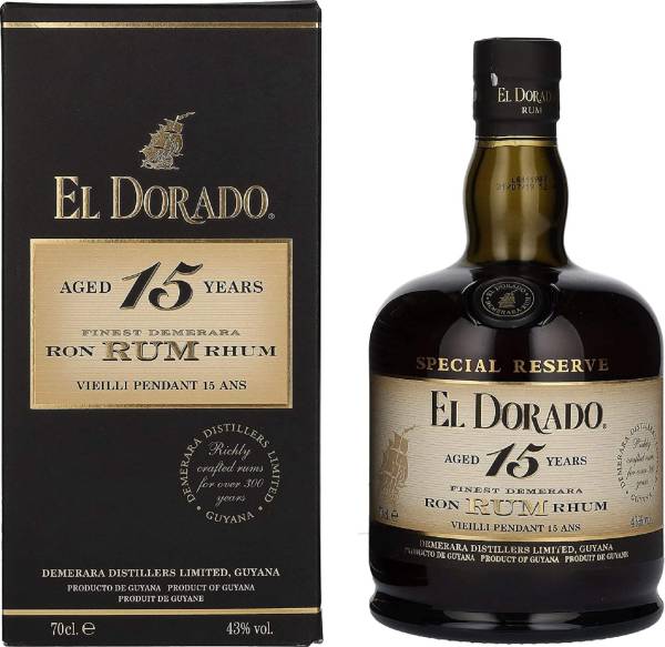 El Dorado Rum 15 Jahre 0,7 Liter