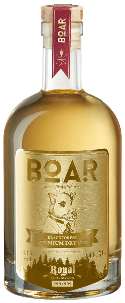 BOAR Gin Royal 2022 - Limitierte Sonderedition 43% 0,5 Liter