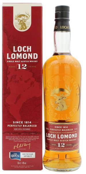 Loch Lomond 12 Jahre Single Malt Whisky in Geschenkverpackung 0,7l