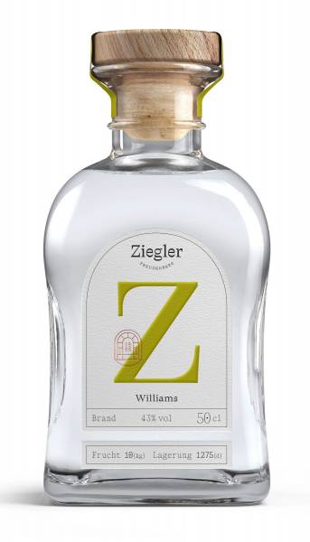 Ziegler Williams Birnenbrand 0,5 Liter