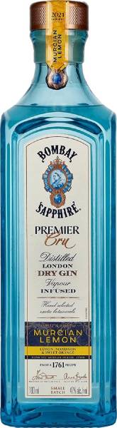 Bombay Sapphire Premier Cru Murcian Lemon London Dry Gin 47% Vol. 0,7l