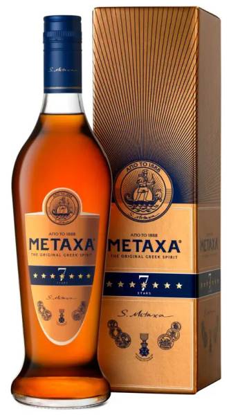 Metaxa 7 Sterne mit Geschenkverpackung 0,7 Liter