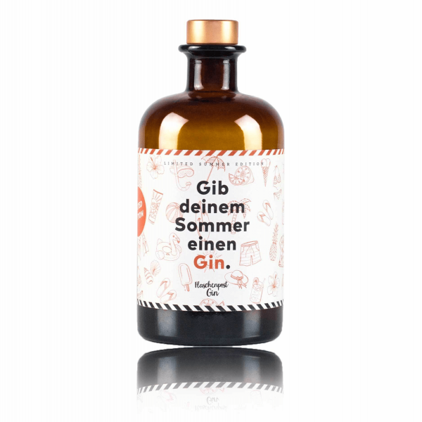 Gib deinem Leben einen Gin - Flaschenpost Gin - Limited Summer Edition 0,5l