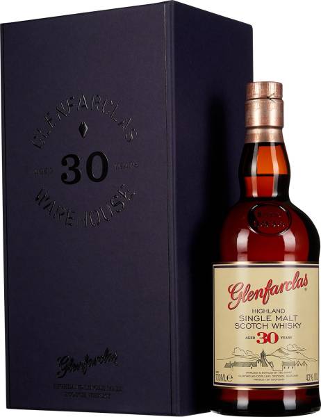 Glenfarclas Highland Single Malt Scotch Whisky 30 Jahre Warehouse Edition 43% Vol.