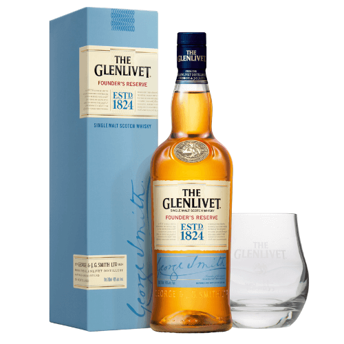 The Glenlivet Founder´s Reserve 0,7 Liter mit Glas