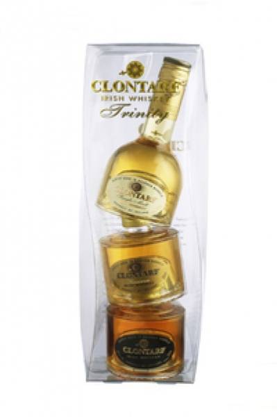 3 x Clontarf Trinity Blended Irish Whiskey je 0,2 Liter