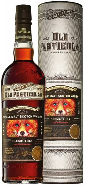 Old Particular Spirit Animal Glenrothes 16 Jahre - Douglas Laing´s The Fox 0,7 Liter