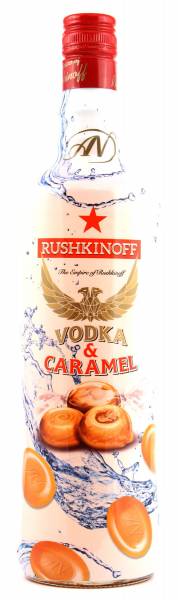 Rushkinoff Vodka Caramel Likör 1l
