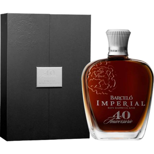 Barcelo Imperial Premium 40th Anniversary Rum in Geschenkverpackung 0,75l