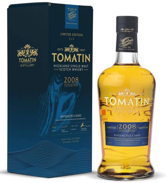 Tomatin French Collection 12 Jahre Rivesaltes Casks #3 46%vol. 0,7l