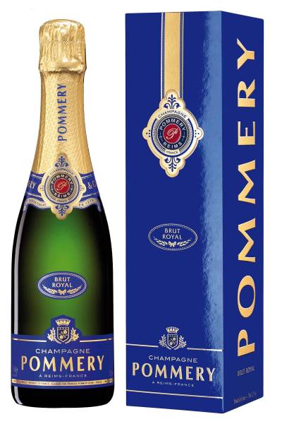 Pommery Brut Royal Champagner in Geschenkverpackung 0,375 Liter
