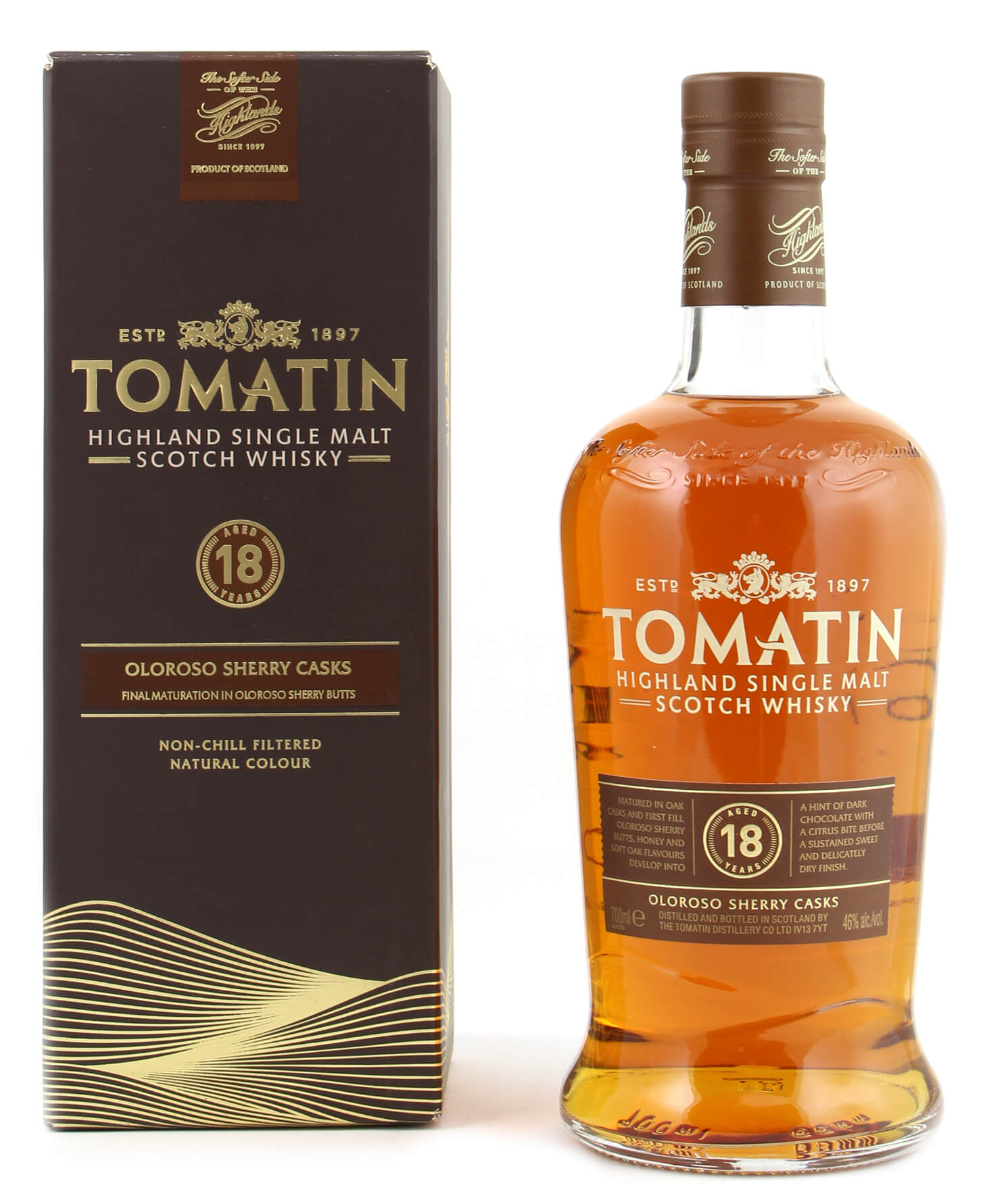 Tomatin 18 46% Whisky 0,7l Scotch Jahre