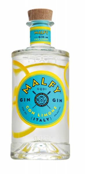 Malfy Gin Con Limone Premium Dry Gin aus Italien 41% Vol. 0,7 Liter