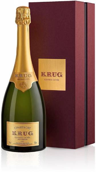 Champagner Krug Grande Cuvee Edition 169 0,75l mit Geschenkverpackung