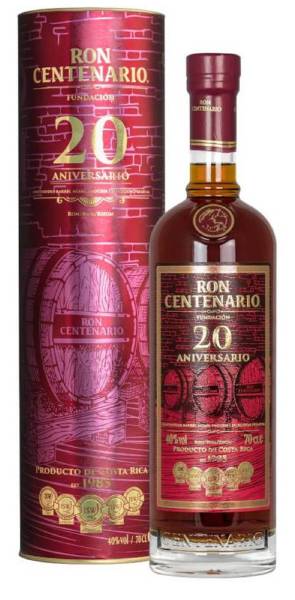 Ron Centenario Rum Fundacion 20 Jahre 0,7 Liter